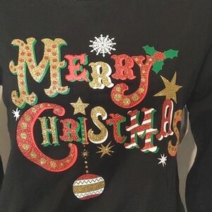 Embellished Christmas tee,NEW